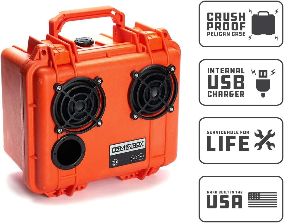 Waterproof, Portable, and Rugged Outdoor Bluetooth Speakers. Loud Sound, Deep Bass, 40  hr Battery Life, Dry Box   USB Charging, Multi-Pairing Party Mode. Built to Last