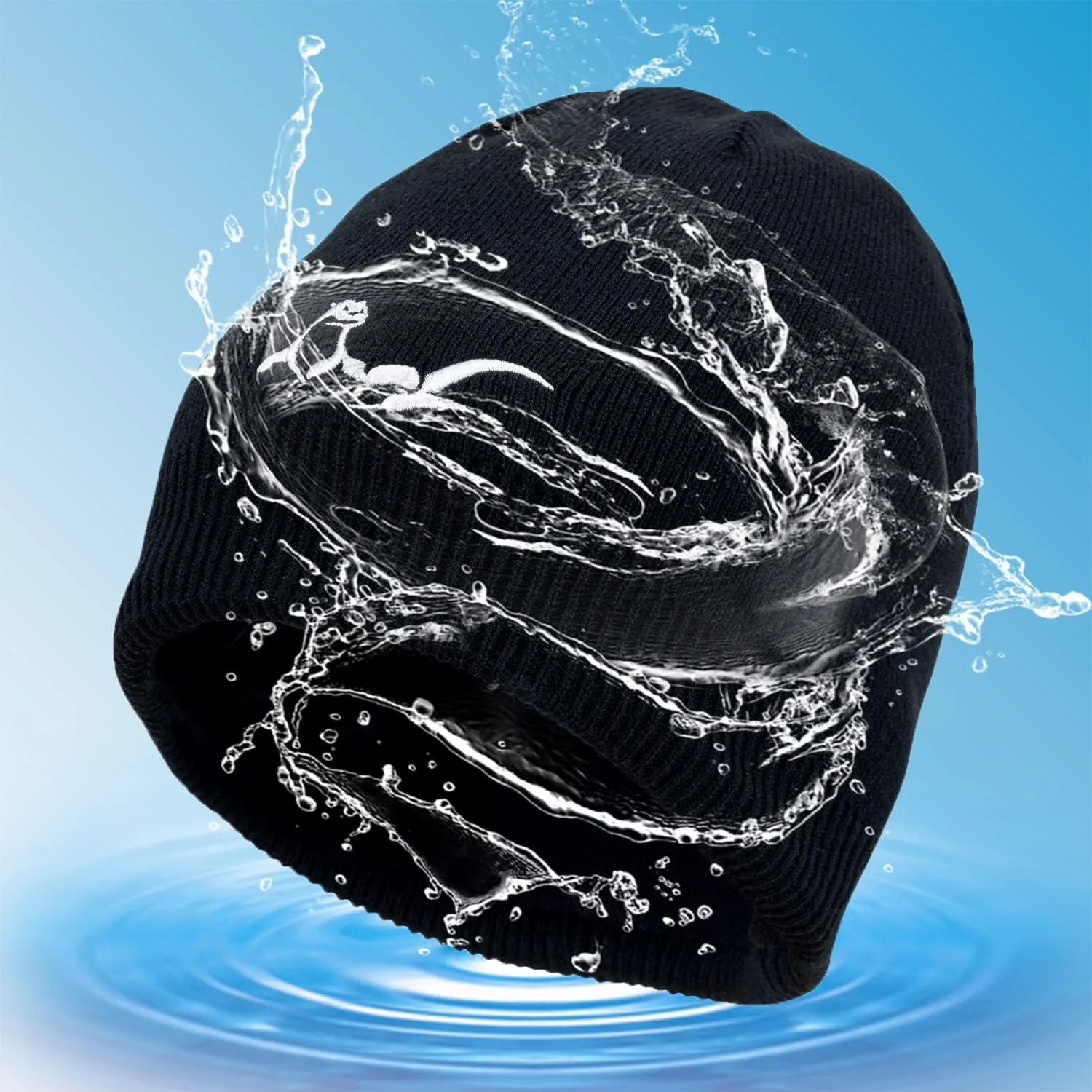 Waterproof, Windproof, Breathable Beanie Hat,Keep Your Head Warm and Completely Dry.