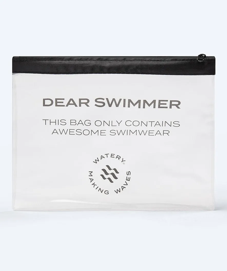 Watery wet/dry swimwear bag