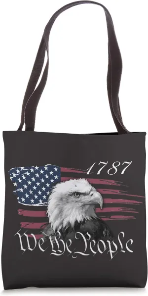 We The People US Constitution Tote Bag