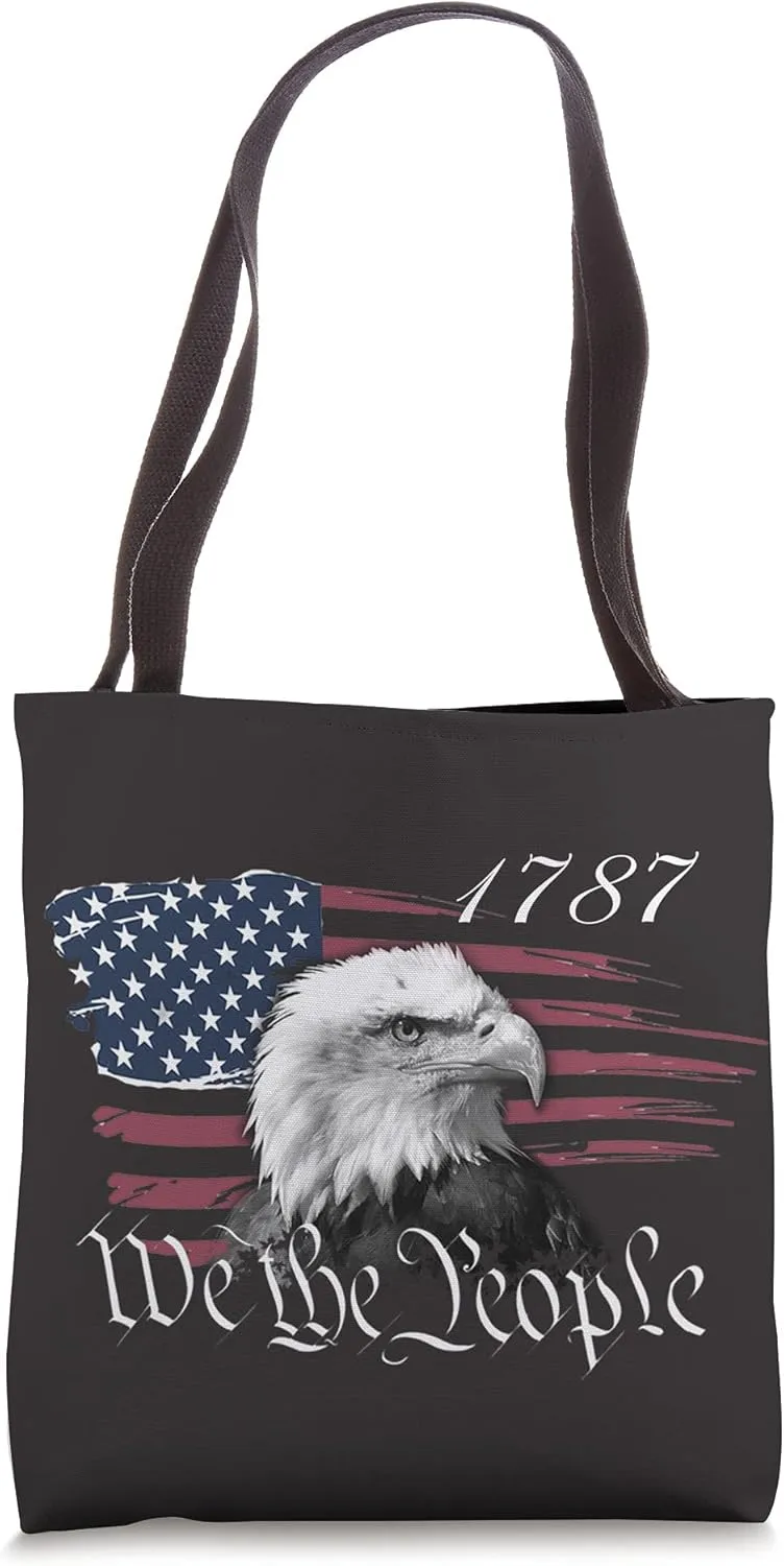 We The People US Constitution Tote Bag