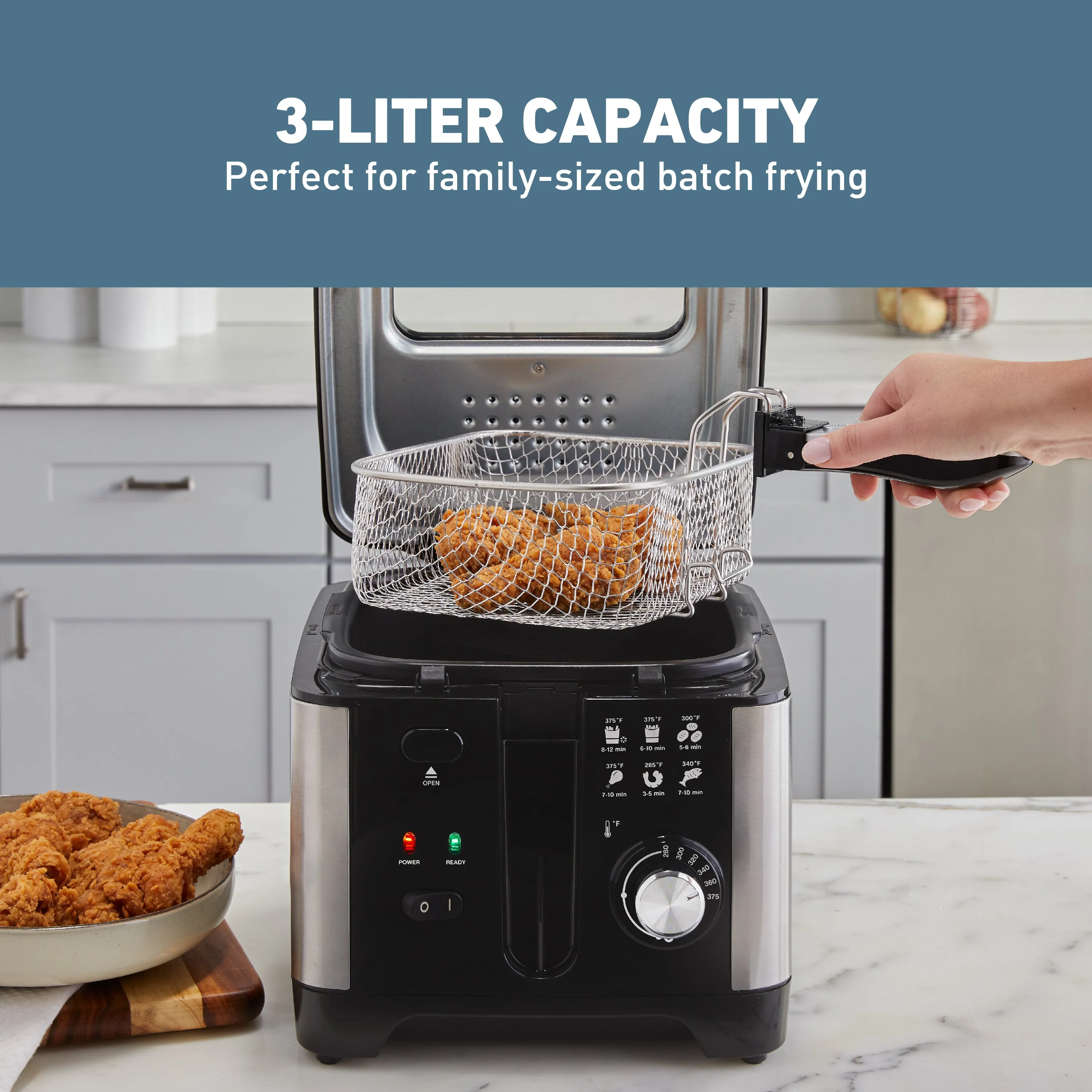 West Bend Deep Fryer, 3L Capacity