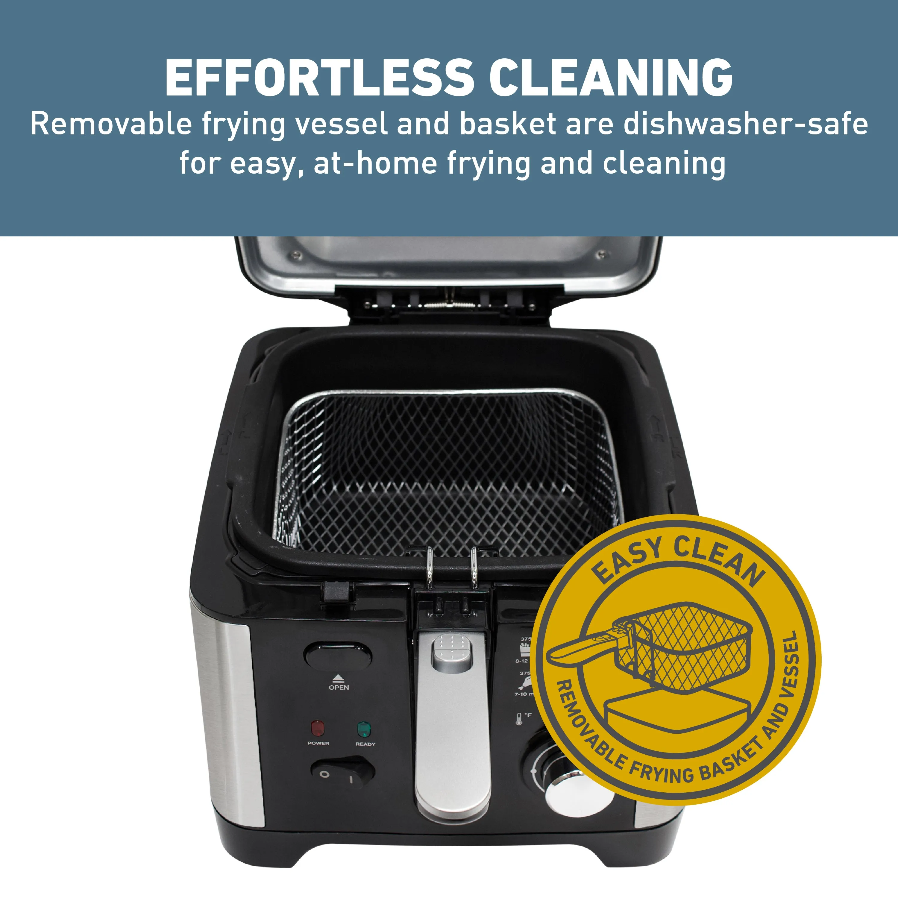 West Bend Deep Fryer, 3L Capacity
