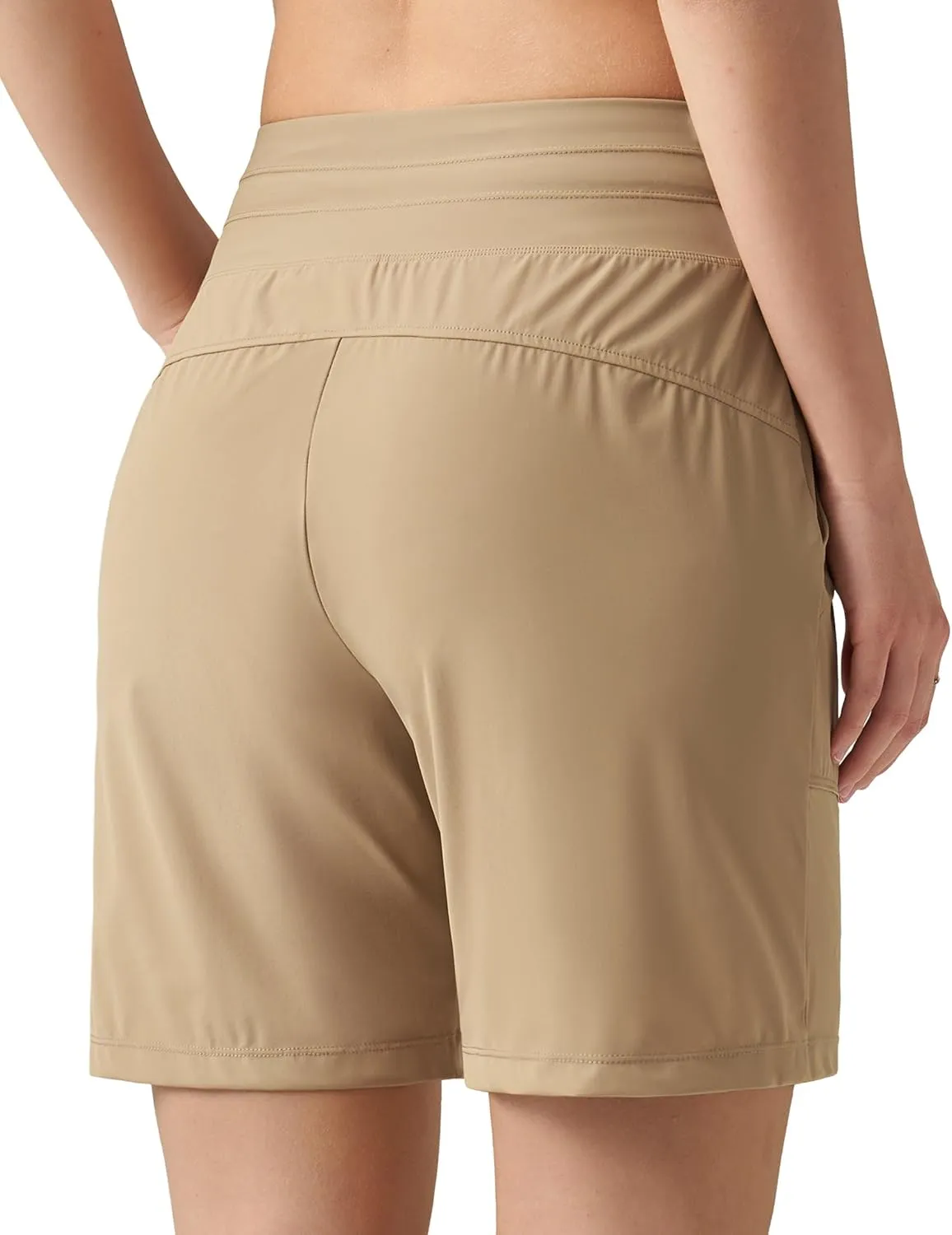 Willit Women's Shorts Hiking Athletic Shorts Quick Dry Golf Outdoor Casual 7" Shorts Lightweight UPF50 