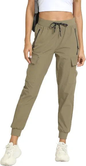 Women's Lightweight Joggers Quick Dry Hiking Running Pants for Athletic Casual Workout Outdoor