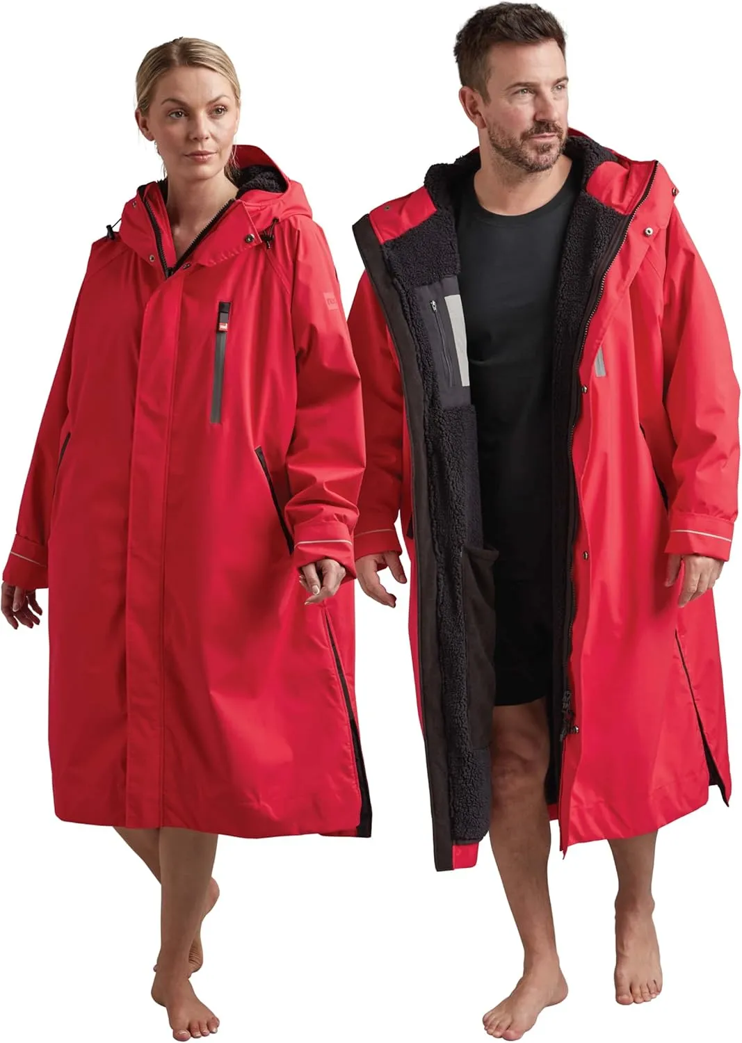 Women's Long Sleeve Waterproof Dry Changing Robe Alter Evo - Siren Red