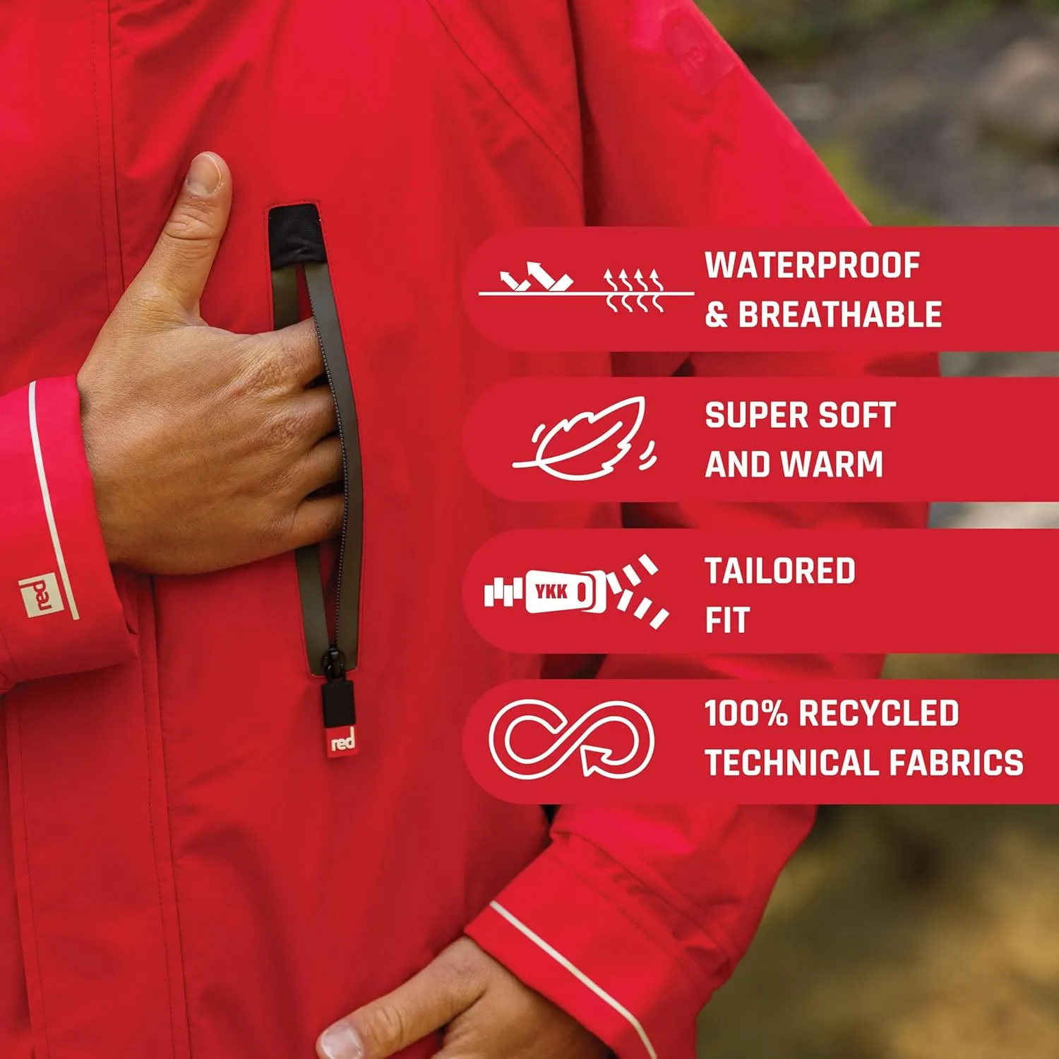Women's Long Sleeve Waterproof Dry Changing Robe Alter Evo - Siren Red