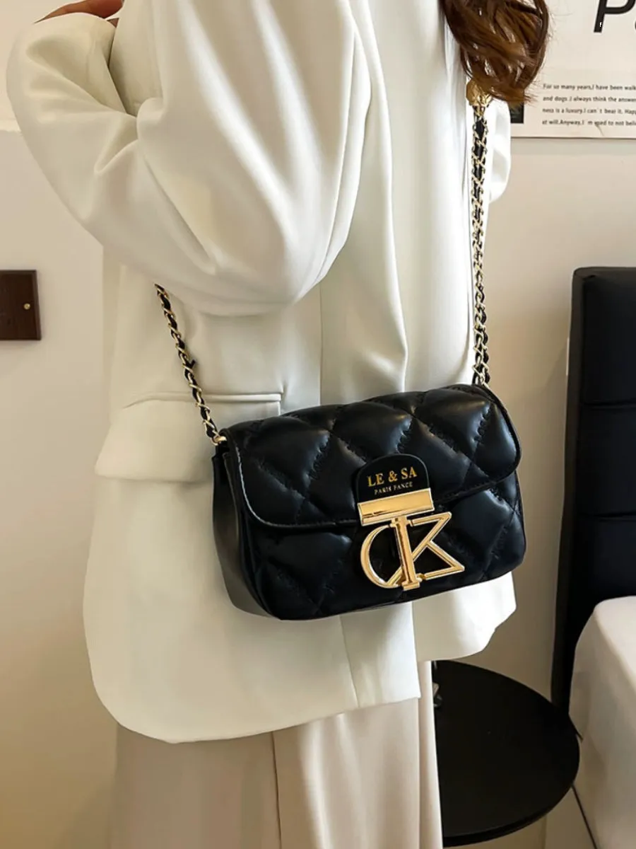 Women's Stylish Rhombus Chain Bag