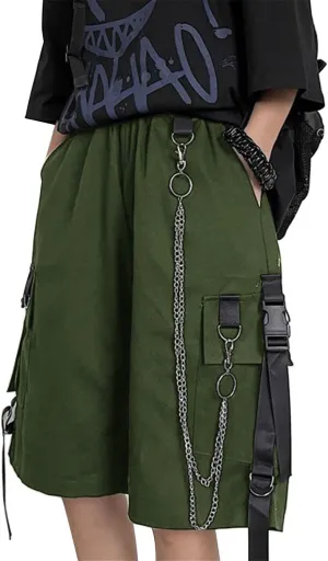 Women's Summer High Waist Cargo Shorts with Pockets Hiking Lightweight Quick Dry Short Pants