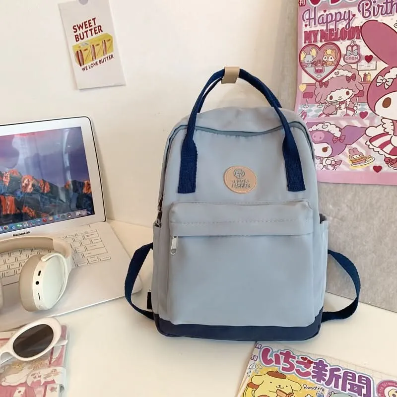 Women's Waterproof Nylon Backpack – Lightweight Bag with Laptop Compartment