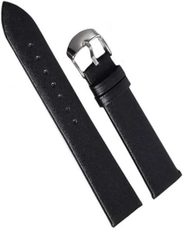 XLCZMYL Plain Weave Leather Watch strap 12 14 16 18 20 22 mm leather Watch band with Gold Pin buckle,1,16mm