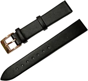 XLCZMYL Plain Weave Leather Watch strap 12 14 16 18 20 22 mm leather Watch band with Gold Pin buckle,9,14mm