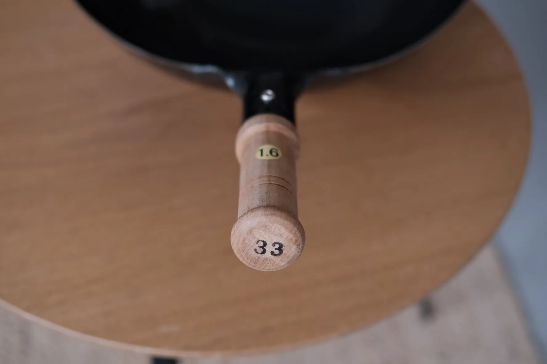 Yamada Kogyosho 山田工業所 Wooden Handle Wok