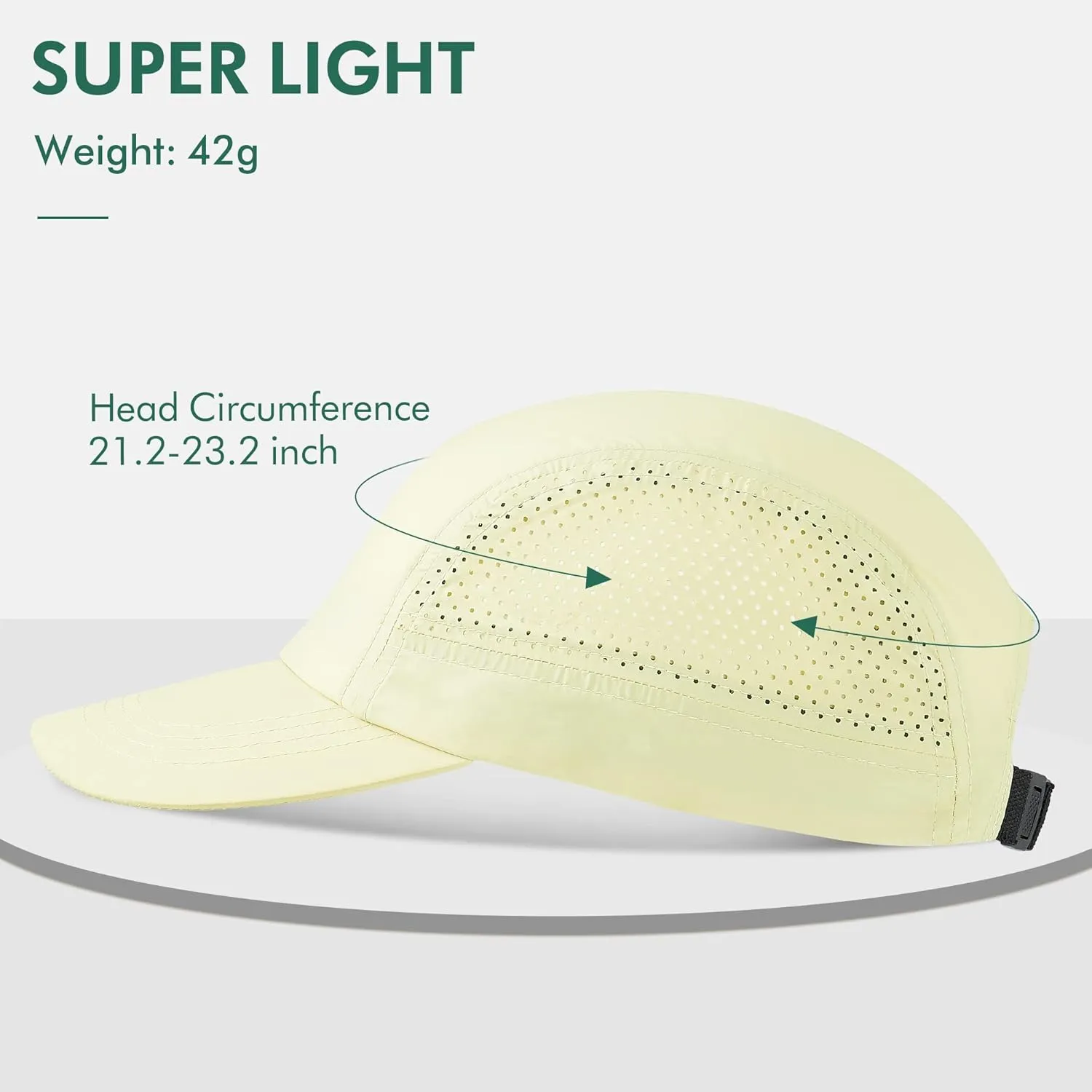 zowya UPF 50  Quick Dry Running Baseball Caps Breathable Outdoor Sports Sun Hat Hiking,Cycling for Men Women